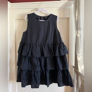 Gothic cupcake dress in cotton poplin